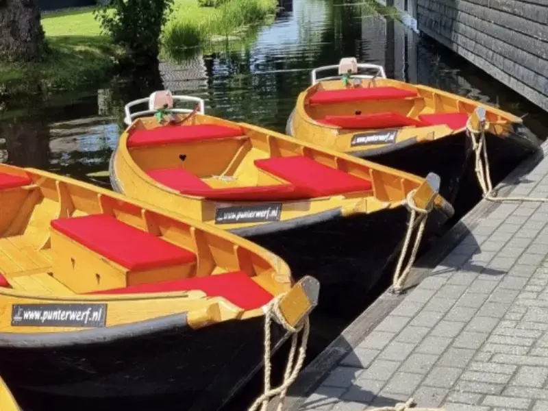 Houten PunterSloep luxe